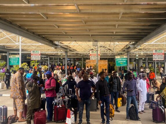 Abuja airport NLC 1