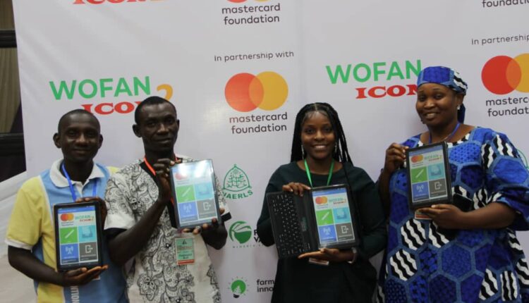 MasterCard Foundation, Android Tablets, Power Banks, WOFAN , ICON2 project, onboarding , extension workers