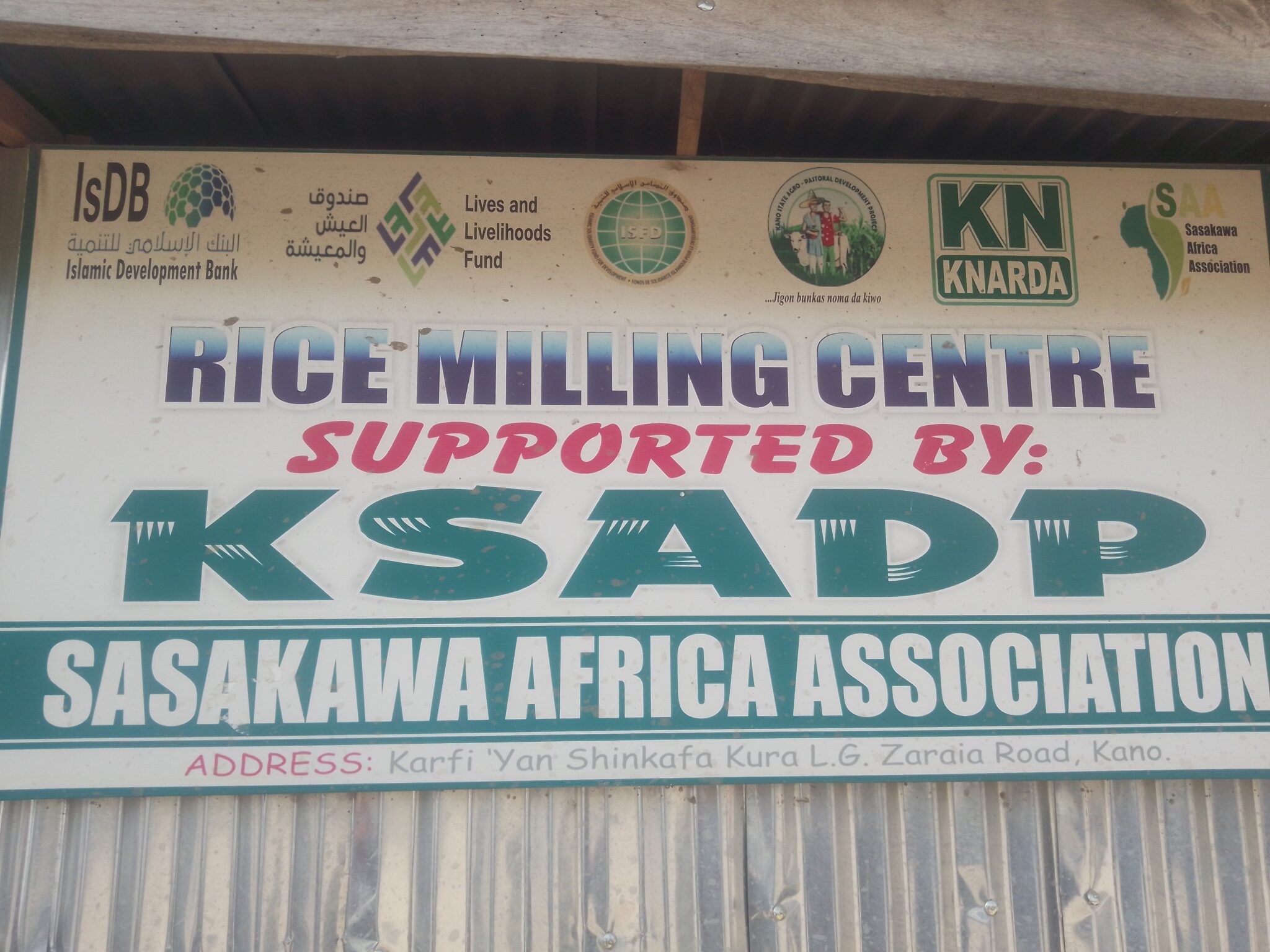 KSADP, SAA , rice processing centres , Kano