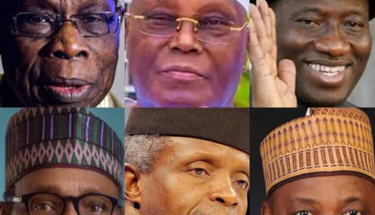 Budget, Former presidents, ex-VPs, maintenance allowance, Muhammadu Buhari, Atiku Abubakar , Olusegun Obasanjo,