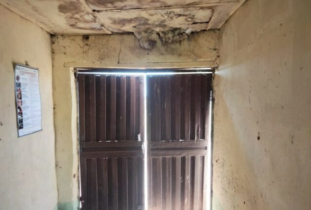 The door was destroyed by bandits in Gogala 1