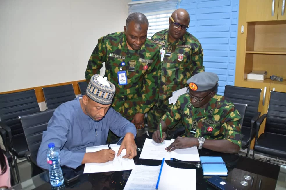 Chief of Air Staff, (CAS), Hasan Abubakar, agreement ,Group Personal ,Accident Insurance ,Policy ,KBC Insurance Brokers Limited , Abuja