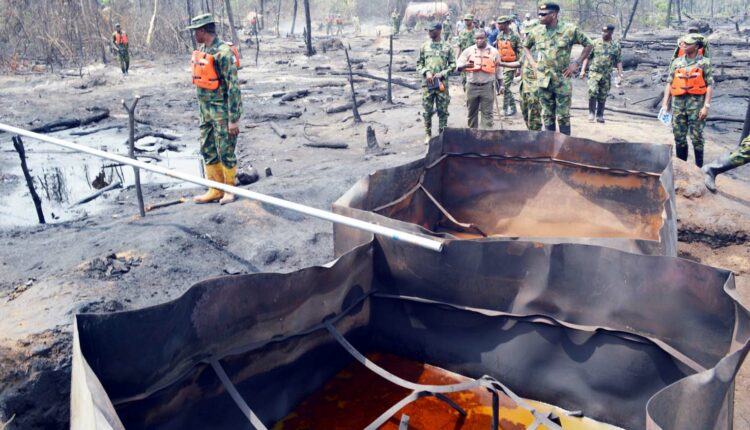 Navy, illegal refining sites, impound, products,