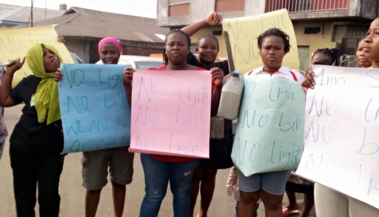 Blackout, husbands night, Rivers State ,women , protest