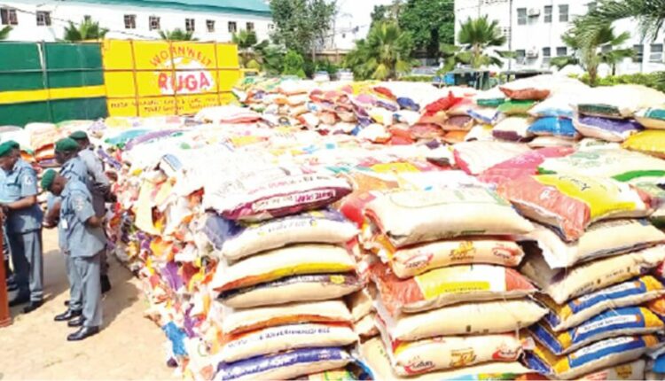 Hardship, Customs, seized food items , Nigeria, prices, paddy