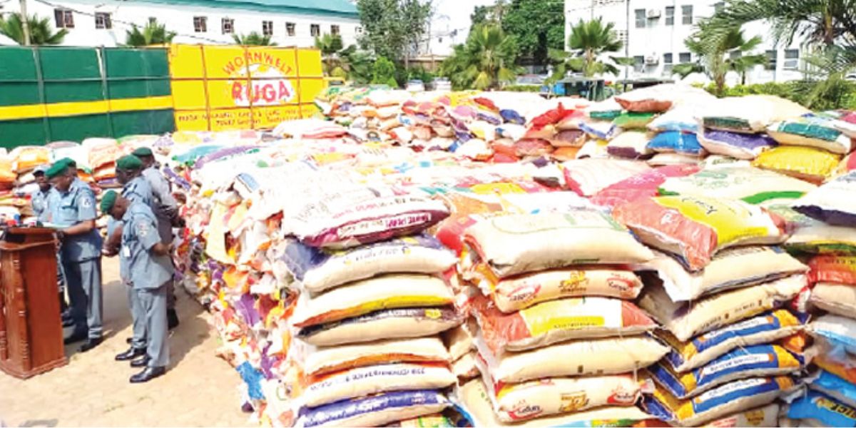 Hardship, Customs, seized food items , Nigeria, prices, paddy