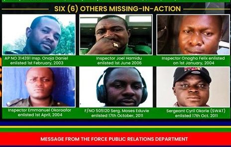 Missing policemen
