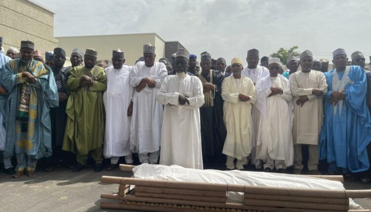 Barau Jibrin, Abdulrahman Kawu Sumaila, Alhassan Ado Doguwa, Abdullahi Ganduje, mother-inlaw, funeral prayer, Kano